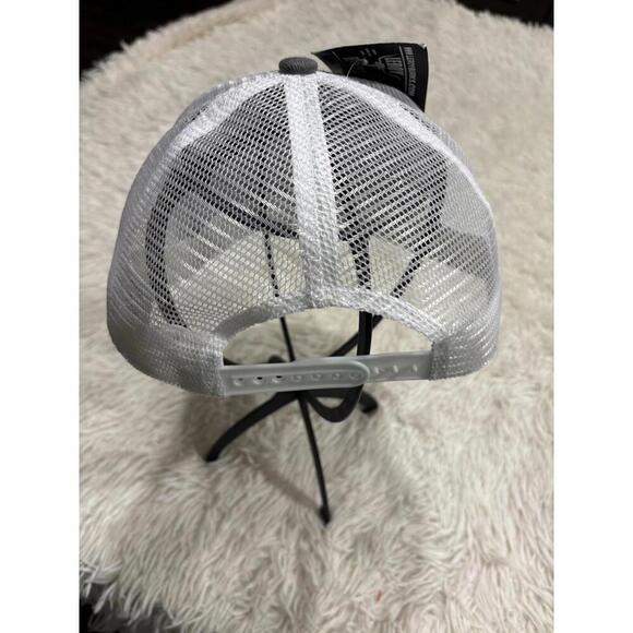 LEROY BURKS BAND BASEBALL HAT CAP GRAY TRUCKER SNAP‎ BACK - Picture 2 of 3